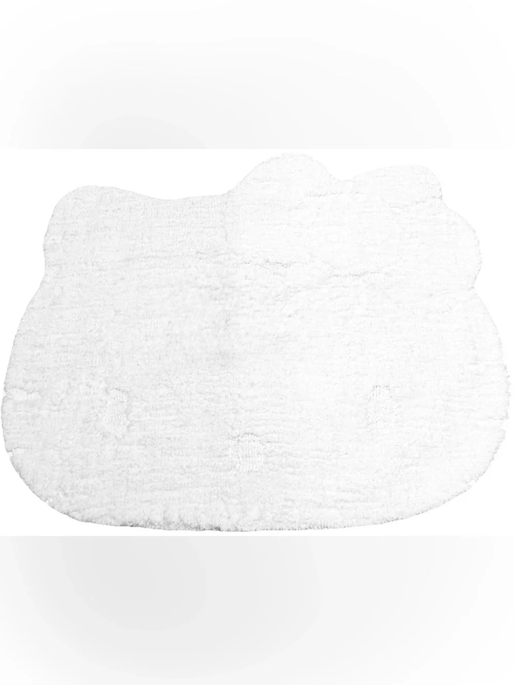 NWT Hello Kitty Fuzzy Bath Rug/ Mat Bathroom White 25 “ x 30 “